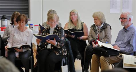 Rehearsing For The May Concert Wicklow Choral Society