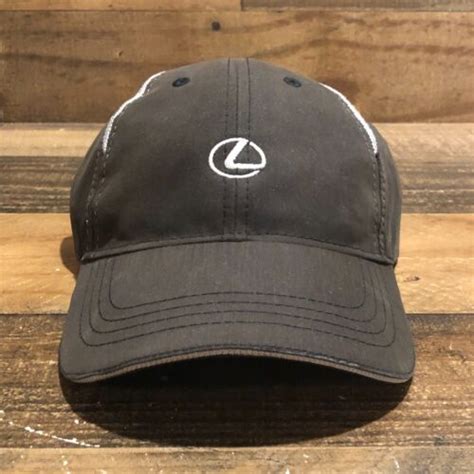 The Lexus Collection Hat Strapback Cap Mens Black White Embroidered