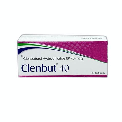 Clen Buterol Hydrochloride 40 Mcg Clen Buterol Hydrochloride 40 Mcg