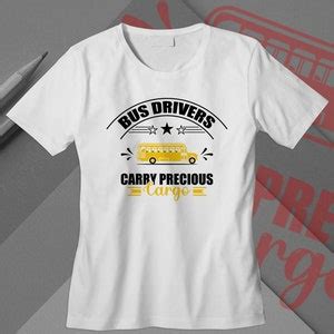 Bus Drivers Carry Precious Cargo SVG Vector Silhouette Cricut File