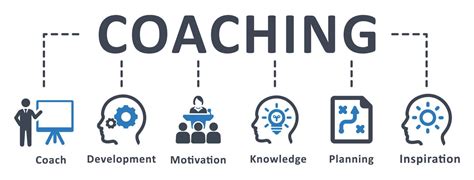 Coaching Icon Vector Illustration Training Teaching Coach