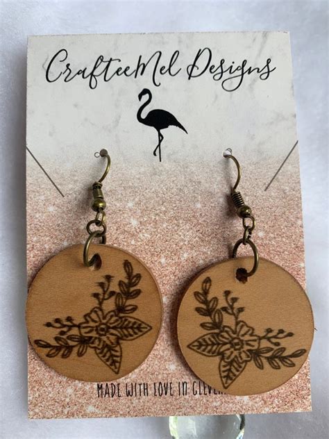 Wooden Earrings Etsy