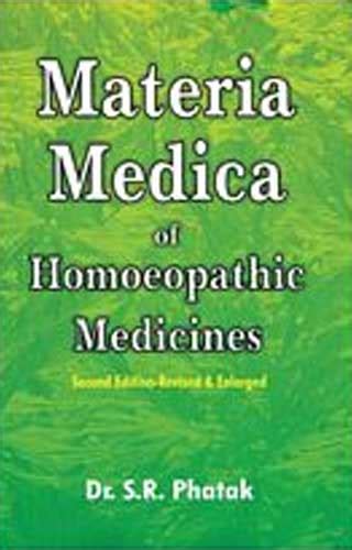 Materia Medica Of Homoeopathic Medicines Drcart