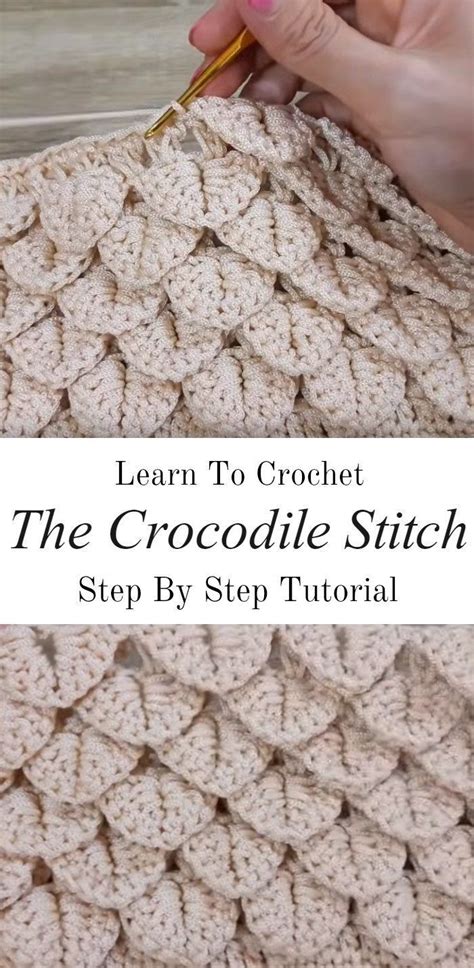 Crochet Crocodile Stitch Tutorial Artofit