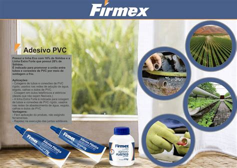 Adesivo Firmex Para Tubos E Conex Es De Pvc G Em Oferta Na Obra Lar