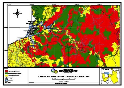 Mgb Landslide Susceptibility Map Iligan Shelter Cluster