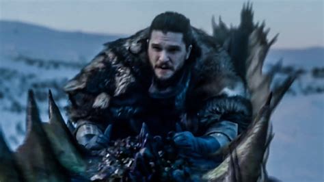 Jon Snow Rides A Dragon Game Of Thrones Hd Youtube