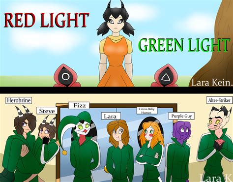 Game Crossover Red Light Green Light By Lara Kein On Deviantart