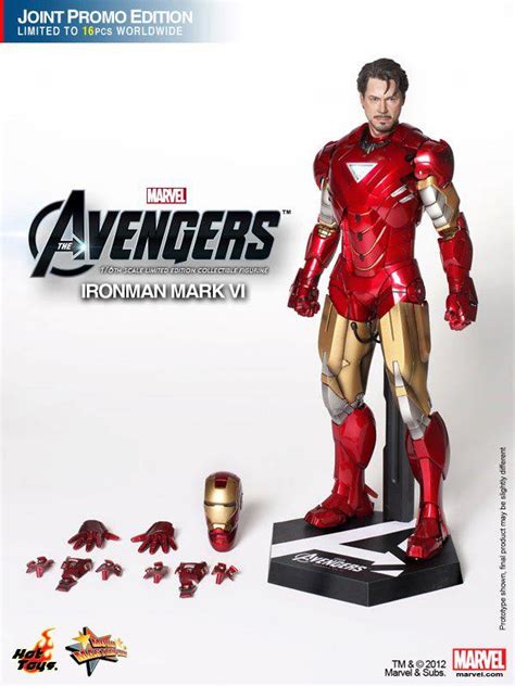 THE AVENGERS Hot Toys IRON MAN Mark VI Collectible Action Figure GeekTyrant
