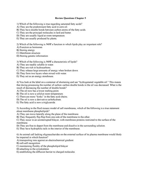 Review Questions Chapter 6 - Tagged - Review Questions Chapter 5 Which