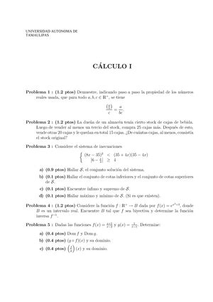 Examen 2016 Preguntas Y Respuestas UNIVERSIDAD AUTONOMA DE