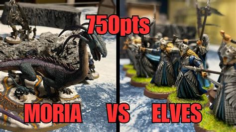 Lothlorien Vs Moria 750pt MESBG Battle Report YouTube