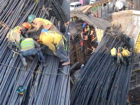 Colapsa estructura metálica del Cetram de Santa Martha y hay lesionados