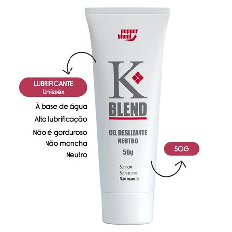 K BLEND GEL DESLIZANTE NEUTRO 50G PEPPER BLEND Distribuidora Hot Flowers