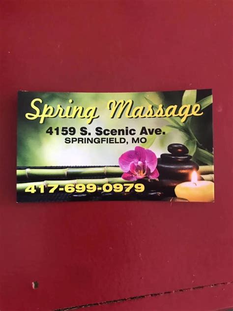 Spring Massage 15 Photos 4159 S Scenic Ave Springfield Mo Yelp