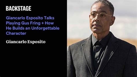 Giancarlo Esposito Talks Playing Gus Fring How He Builds An