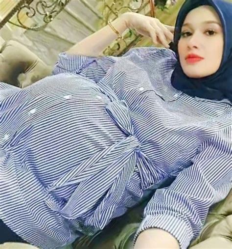 Pretty Pregnant Muslim Beauty Sexy Bodycon Dresses Girl Hijab Muslim Girls Elegant Woman