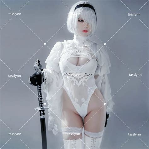 Nier Automata Cosplay Costume Yorha 2b Snow Sexy Outfit Games Suit