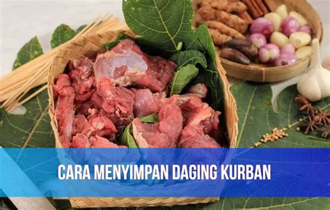 Tips Menyimpan Daging Kurban Agar Tahan Lama Bisa Awet Hingga Berbulan