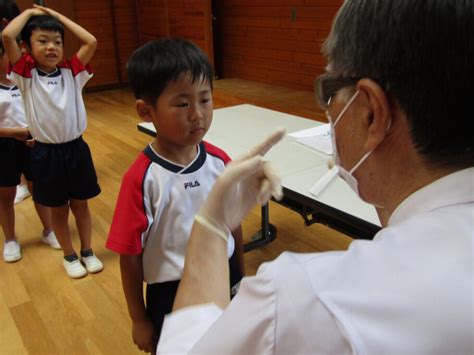 👀眼科検診😊 ささべ認定こども園（長野県松本市）