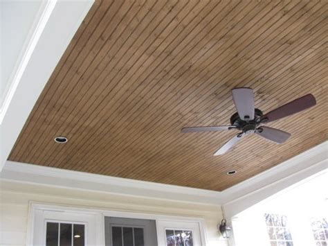 Stained Tongue And Groove Porch Ceiling Shelly Lighting