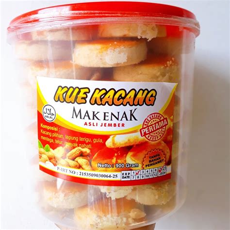 Jual Kue Kacang Mak Enak 900gr Shopee Indonesia