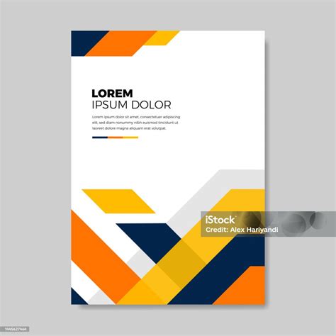 Book Cover Brochure Designs In Geometric Style Vector Illustration