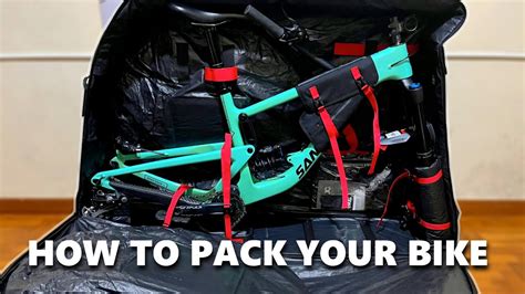 How To Pack Travel With Your Bike Evoc Bike Travel Bag YouTube