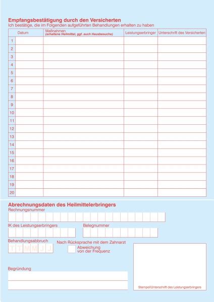 Zahn Rztliche Heilmittelverordnung Formular Hier Online Bestellen