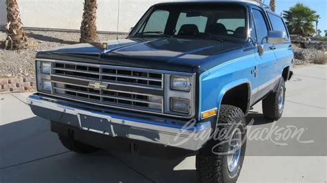 1988 Chevrolet K5 Blazer Silverado Custom Suv Vin 1gnev18k5jf145740