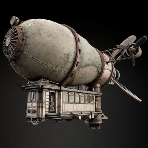 Airship On Behance Steampunk Airship Steampunk Ship Airship Art