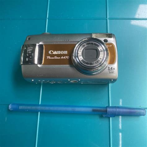 Canon Powershot A470 Rare Brown And Silver Digital Depop