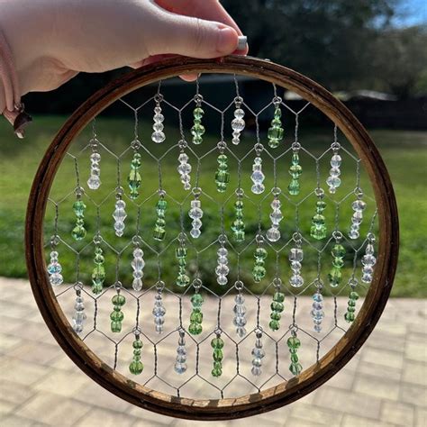 Chicken Wire Suncatcher Etsy