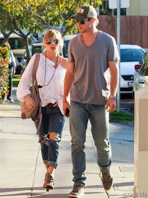 Chris Hemsworth And Elsa Pataky Spotted At French Cafe In Hollywood ...