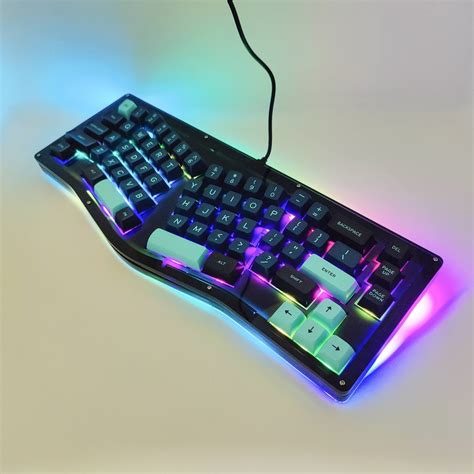 Dyi Customized Wired Mechanical Keyboard Kit Alice Layout Etsy Singapore