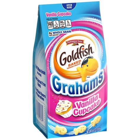 Goldfish Pepperidge Farm Grahams Vanilla Cupcake Crackers 66 Oz