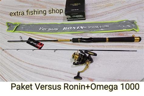 Jual Paket Joran Reel Versus M Dan Reel Di Lapak Extra Fishing