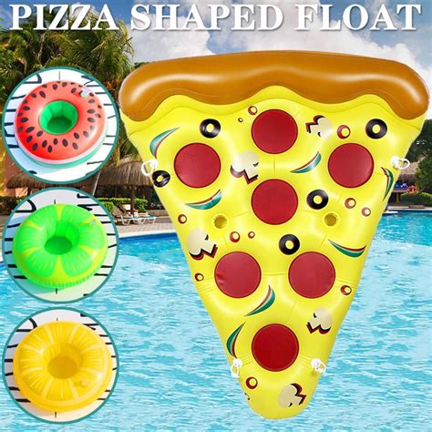 Giant Inflatable Pizza Slice Pool Float Fun Pool Floaties Swim Party