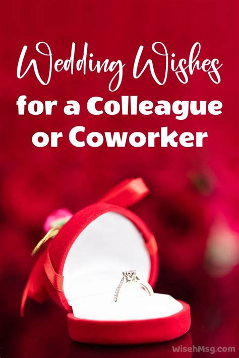 Wedding Wishes For Colleagues And Coworkers