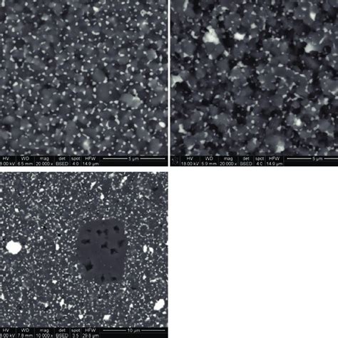 SEM Microstructures Of Alumina Zirconia Composite Material AZ On