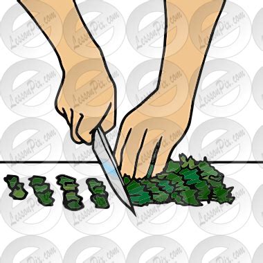 Chop Picture for Classroom / Therapy Use - Great Chop Clipart