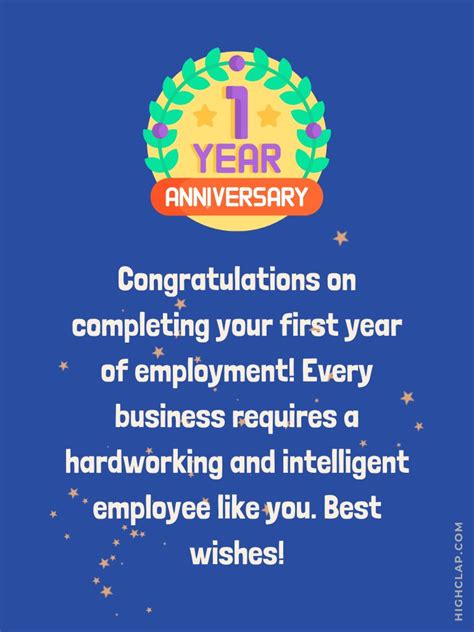 Happy 1 Year Work Anniversary Images