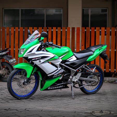 Decal Stiker Kawasaki Ninja Rr Hijau Putih Nusakambangan Sticker