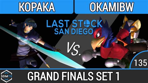 Lssd Kopaka Marth Vs Okamibw Falco Fox Ssbm Grand Finals