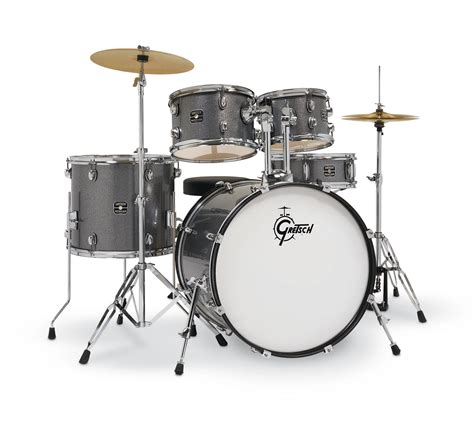 Gretsch Renegade 5-Piece Drum Kit in Grey Sparkle