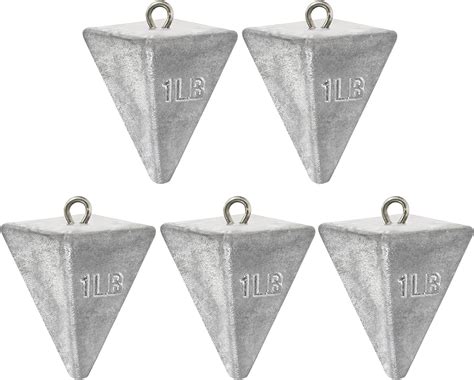 BLUEWING Fishing Weights Sinker Weights Pyramid Lead Saltwater