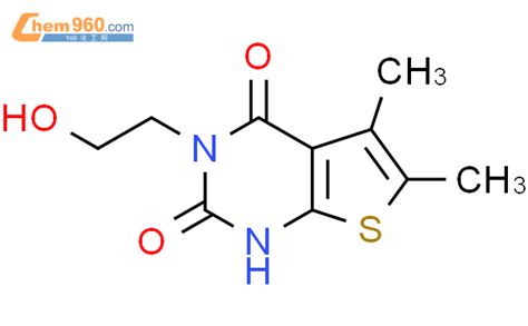 606122 61 6 9CI 3 2 羟基乙基 5 6 二甲基 噻吩并 2 3 d 嘧啶 2 4 1H 3H 二酮CAS号