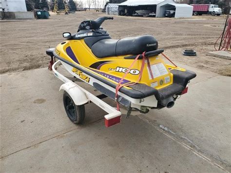 2000 Kawasaki ZXI 1100 Jet Ski Trailer BigIron Auctions