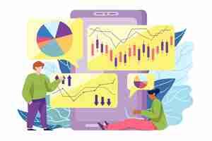 Stock market portfolios Vectors & Illustrations for Free Download | Freepik 