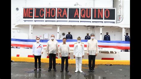 Commissioning Ceremony Sa BRP Melchora Aquino Pinangunahan Ni Pangulong